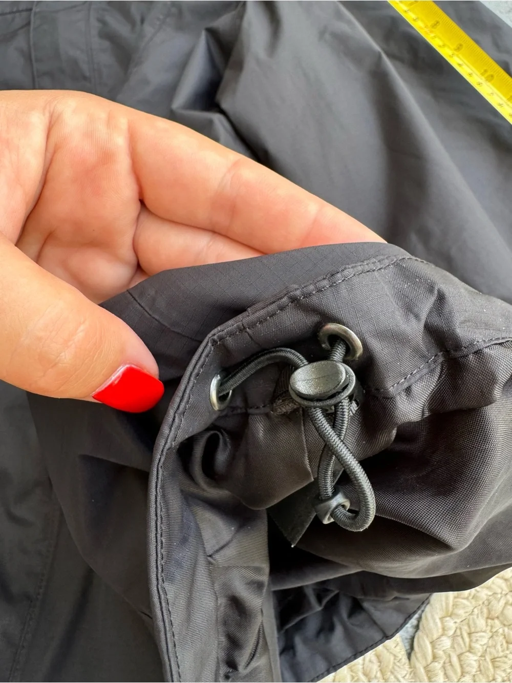 The North Face Black Waterproof Rain Windbreaker Jacket Men's Size XL